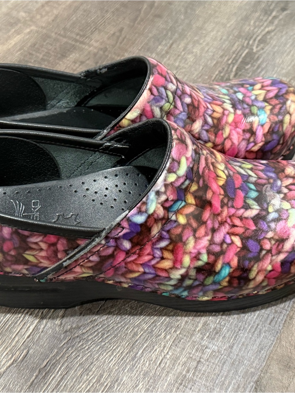 Dansko Knit-Print Slip-On Women's Clog